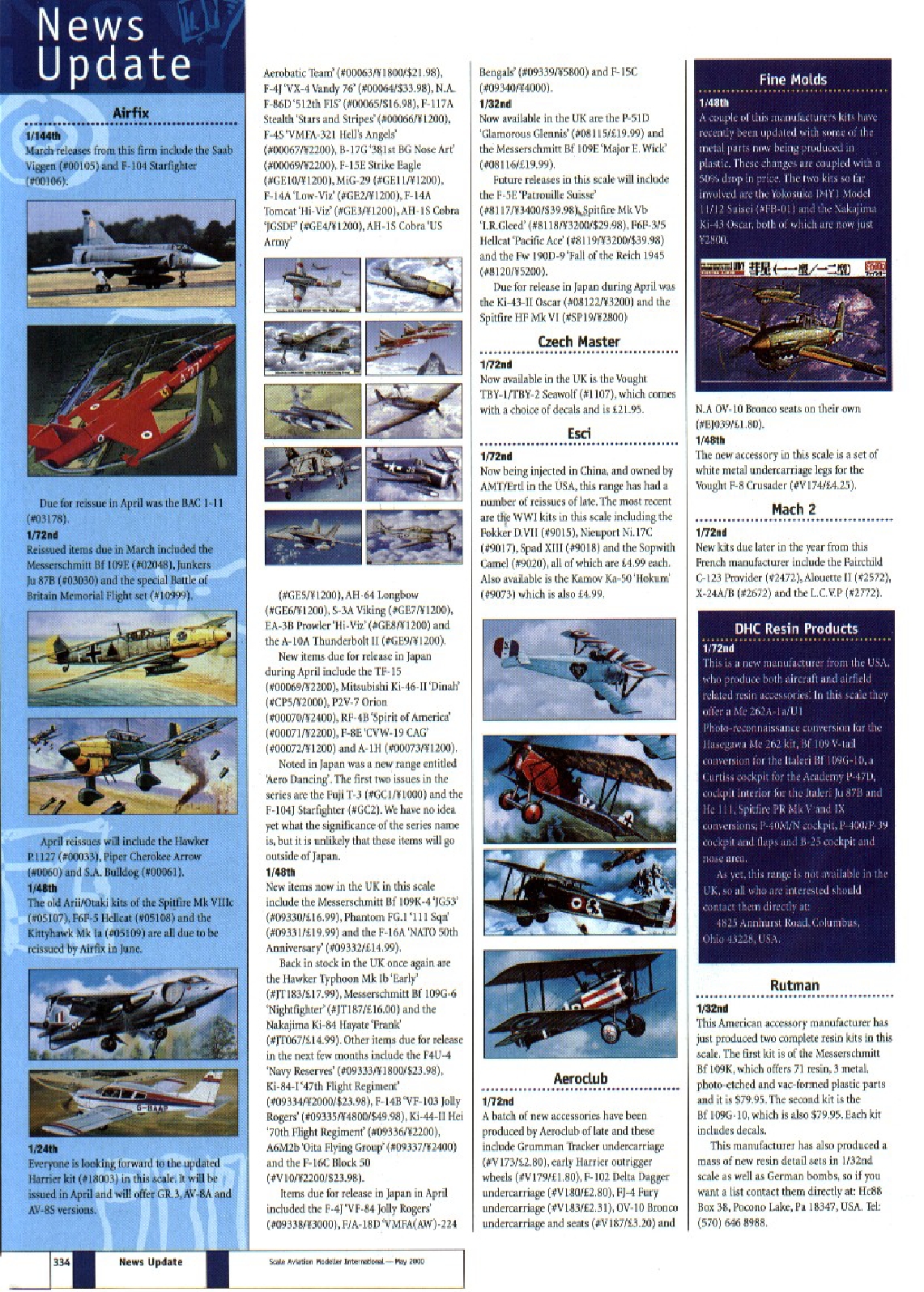 Scale Aviation Modeller International 2000-05